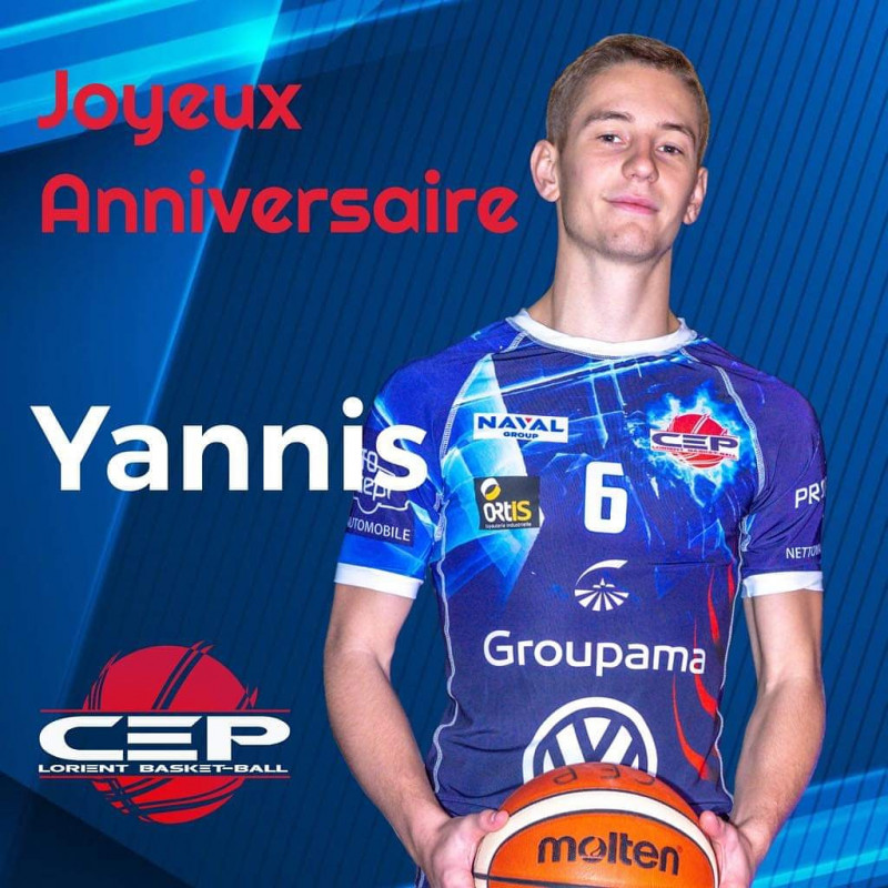 Bon Anniversaire Yannis Cep Lorient Basket Ball Bon Anniversaire Yannis Cep Lorient Basket Ball