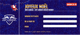 Aperçu du Bon Cadeau de Noël CEP Lorient